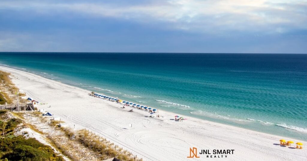 Destin, Miramar Beach coastline.
