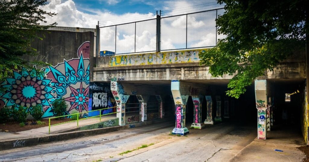 Krog Street Tunnel Entrance in Atlanta